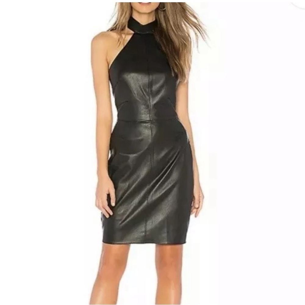 Bailey 44 Black Halter Dress